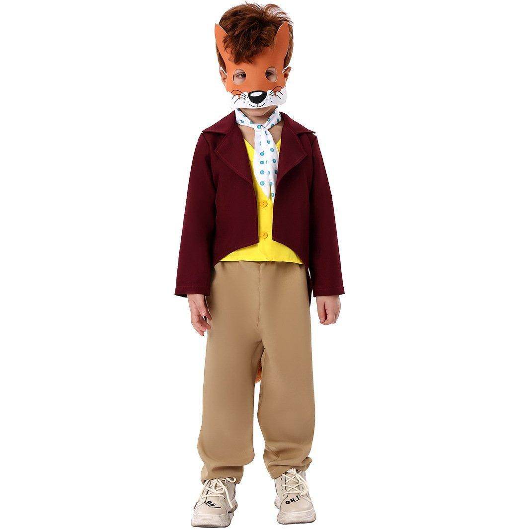 Kids Fantastic Mr. Fox Animal Halloween Cosplay Party Costumes - Ecosfun