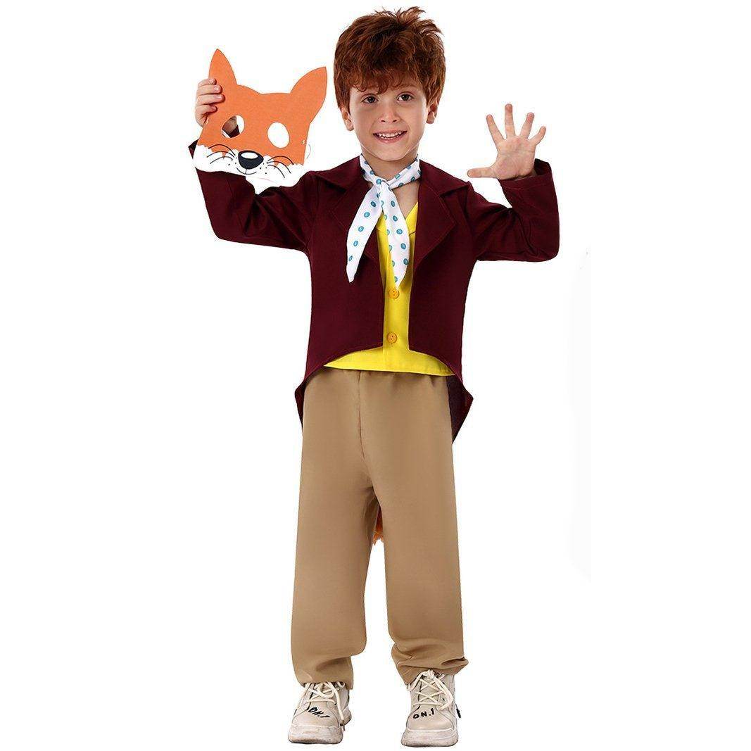 Kids Fantastic Mr. Fox Animal Halloween Cosplay Party Costumes - Ecosfun