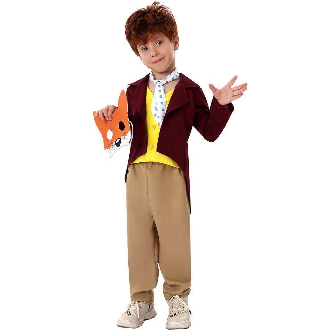 Kids Fantastic Mr. Fox Animal Halloween Cosplay Party Costumes - Ecosfun