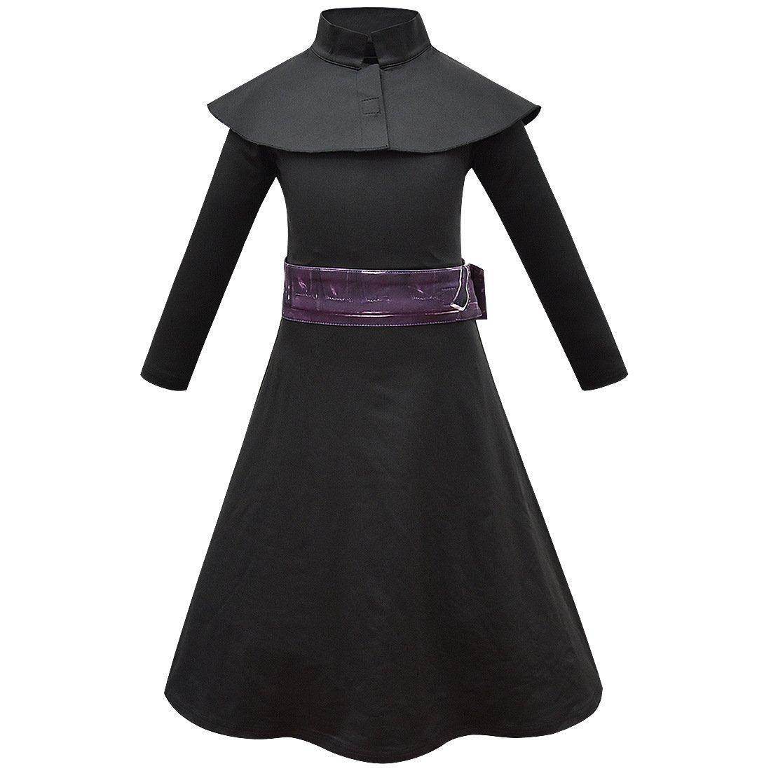 Kids Plague Doctor Cosplay Costume Long Robe Cape Outfits Steampunk Plague Doctor Cosplay Dress - Ecosfun