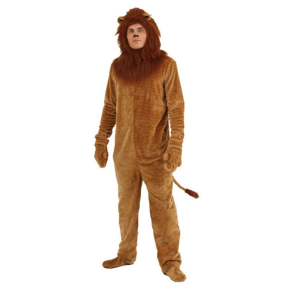 lion costume wizard of oz real animal party Cosplay Adult Kids Matching - Ecosfun