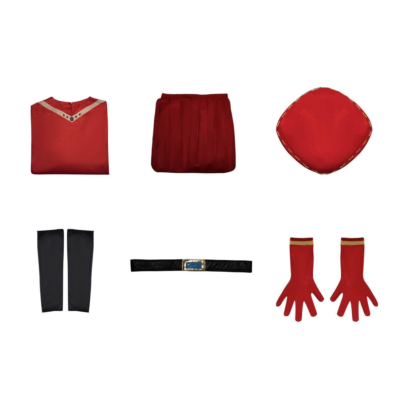 Lord Farquaad Halloween Cosplay Costume Shrek Red Robe Cape - Ecosfun