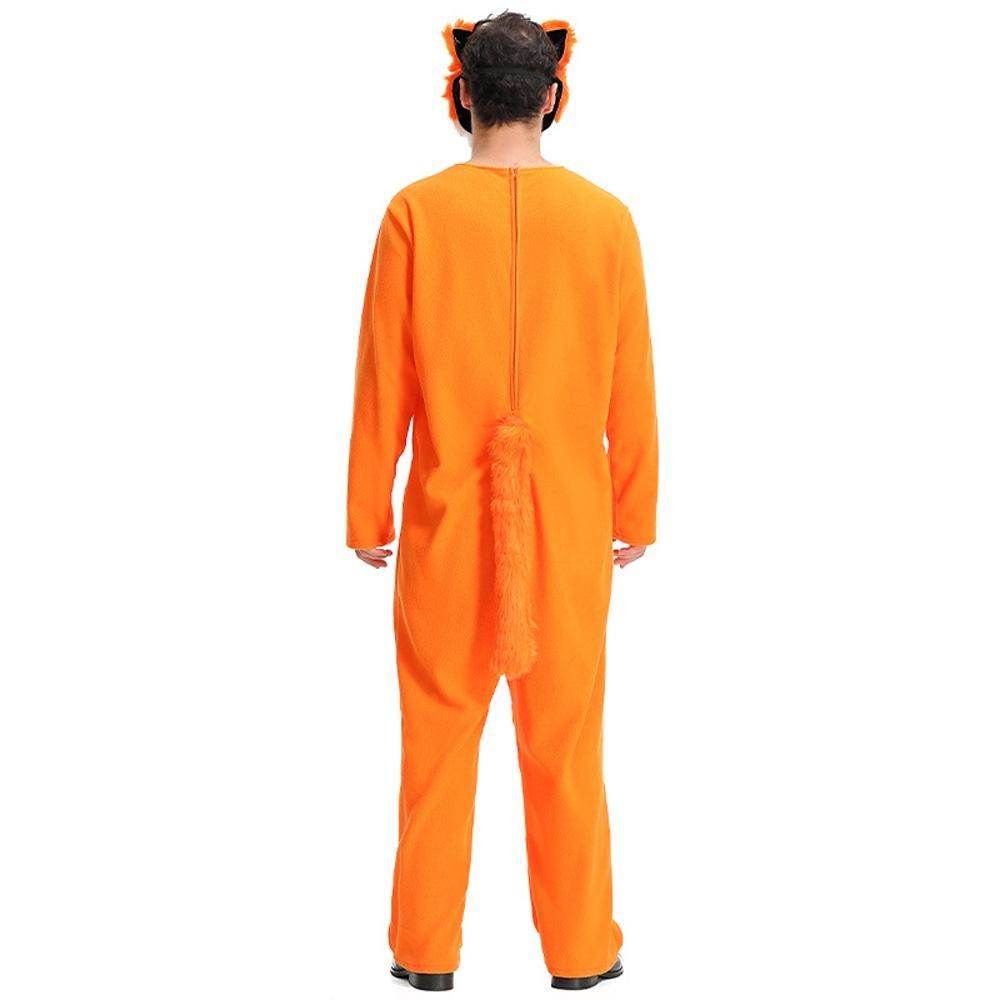 Mr. Sly Fox Animal Adult Jumpsuit Cosplay Costume Carnival - Ecosfun