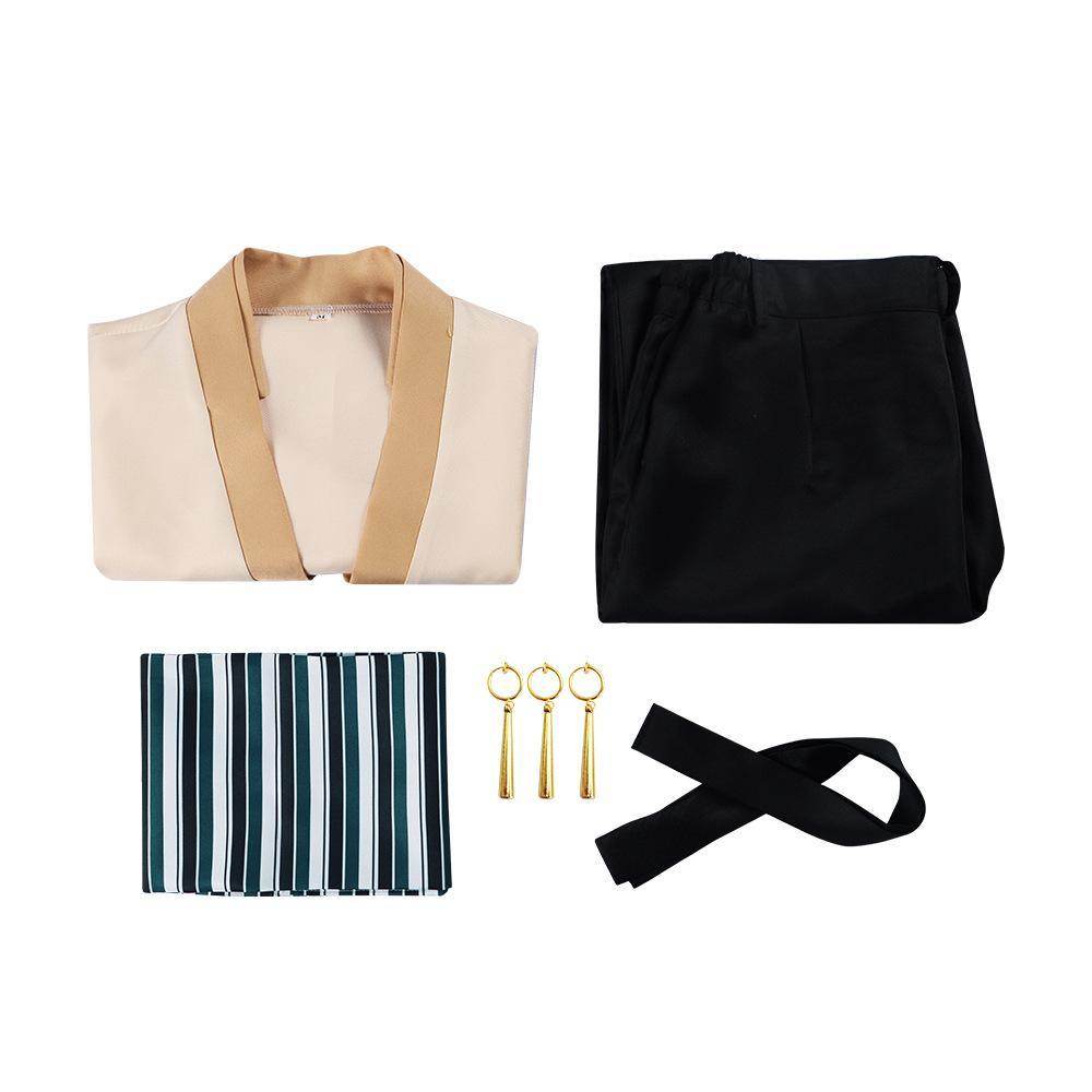 One Piece Roronoa Zoro Anime Movie version Cosplay Costume Outfits Halloween Carnival Suit - Ecosfun