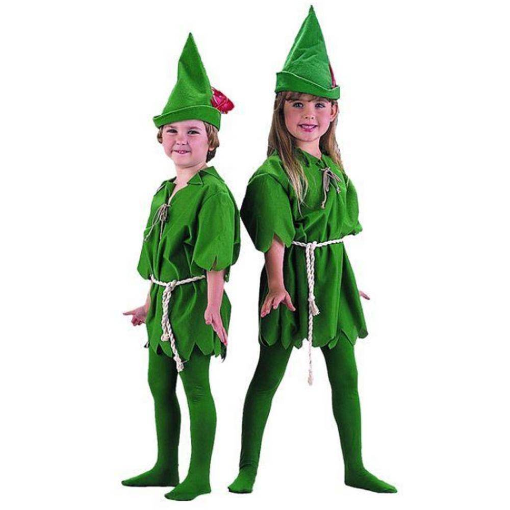 Peter Pan Robin Hood Storybook Adult Kid Dress Up Party Green Costume - Ecosfun