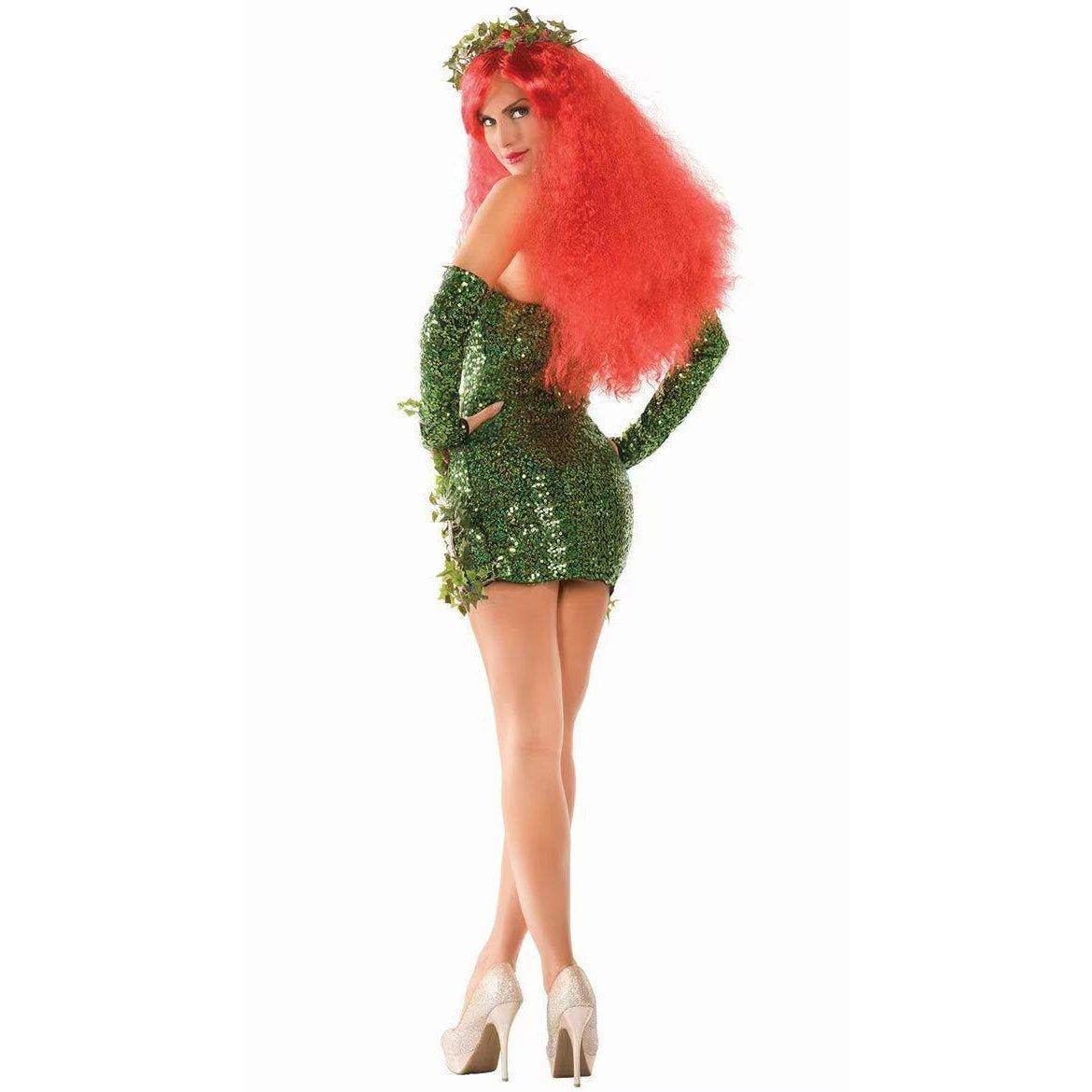 poison ivy costume women dress Halloween - Ecosfun