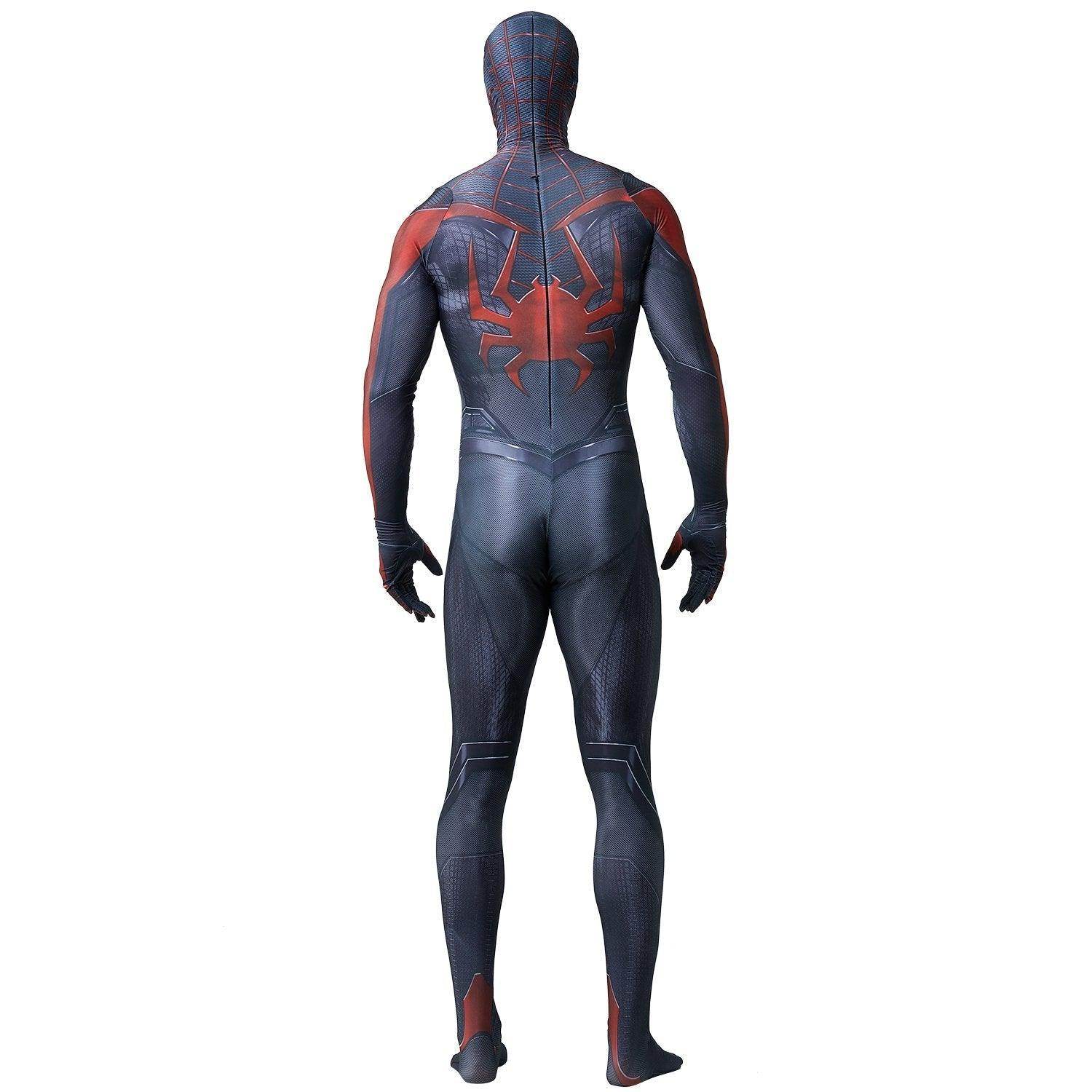 Spider-Man 2 Miles Morales Black Cosplay Jumpsuit Costume for Adults and Kids - Ecosfun