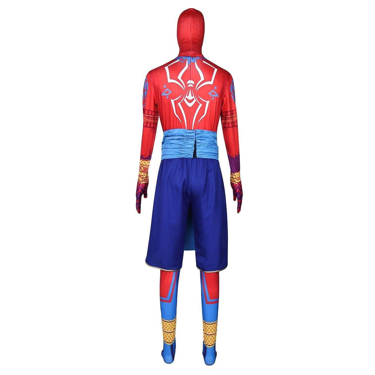 Spider-Man India Pavitr Prabhakar Bodysuit Costume Cosplay Spider-Man: Across The Spider-Verse Suit - Ecosfun