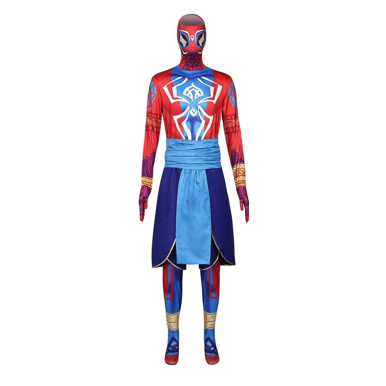 Spider-Man India Pavitr Prabhakar Bodysuit Costume Cosplay Spider-Man: Across The Spider-Verse Suit - Ecosfun
