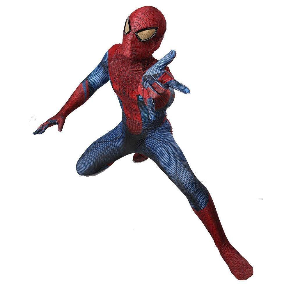 Spider-Man Peter B Parker Cosplay Costume Full Set Zentai Jumpsuit - Ecosfun