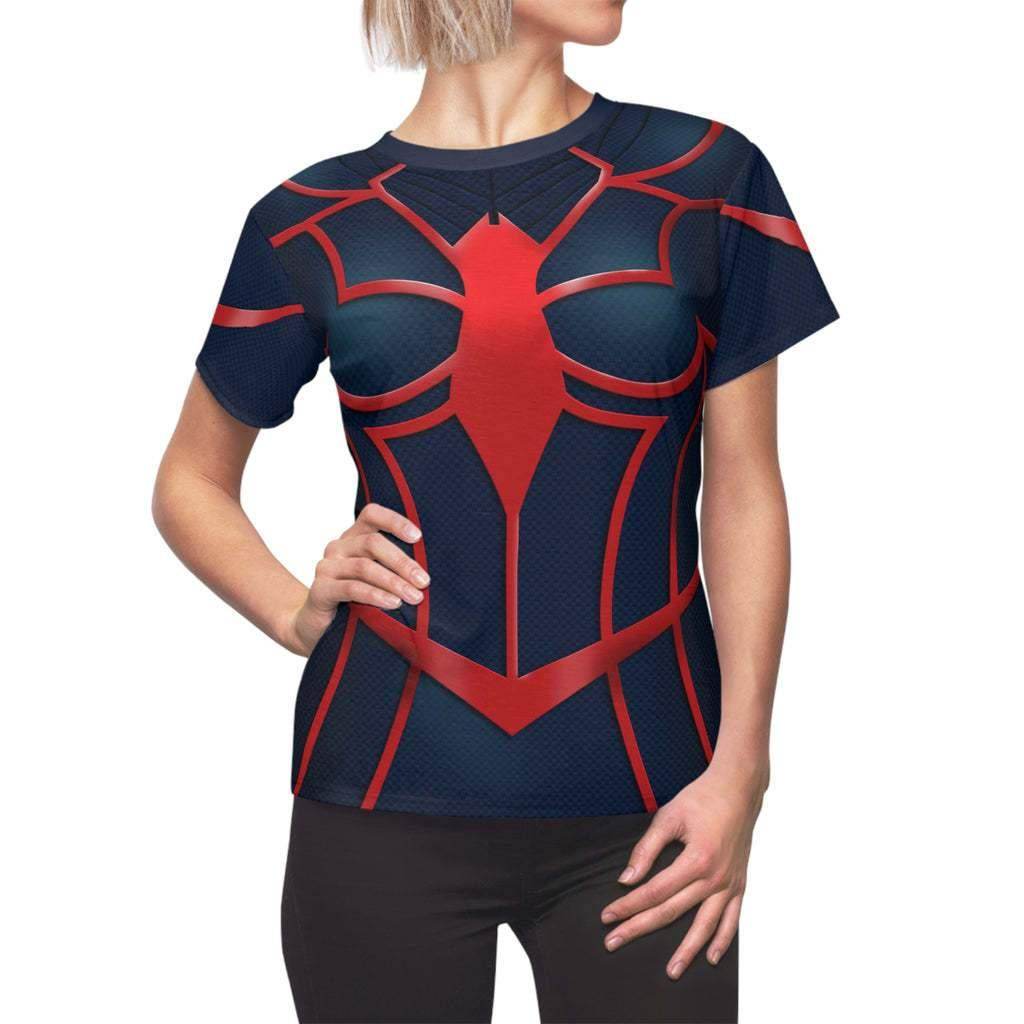 Spider-Woman Women's Short sleeve Shirt Madame Web Costume SuperHero Outfit - Ecosfun