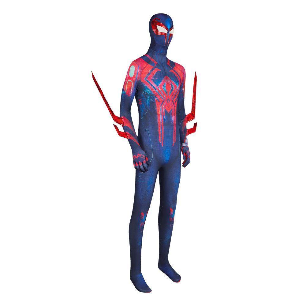 SpiderMan Across the Spider Verse Miguel O'Hara 2099 Zentai Costume Cosplay Outfits Halloween Carnival Suit Adults - Ecosfun