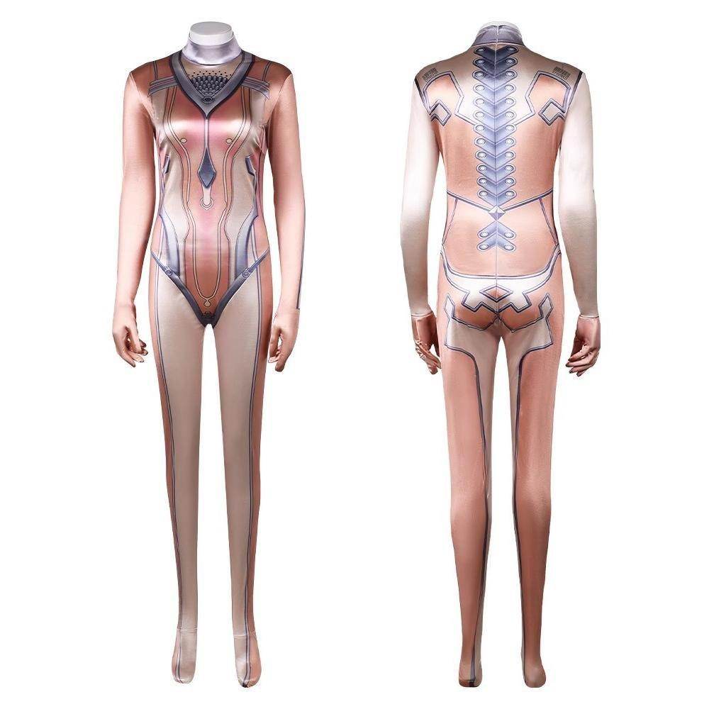 Stellar Blade Eve Costume Women Cosplay Jumpsuit Bodysuit Halloween - Ecosfun