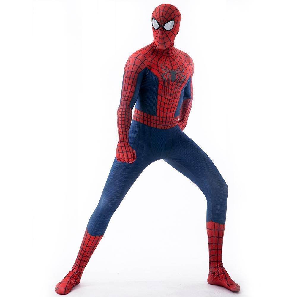 The Amazing Spider-Man Peter B Parker Costume Cosplay Jumpsuit Halloween Zentai For Adult Kids - Ecosfun