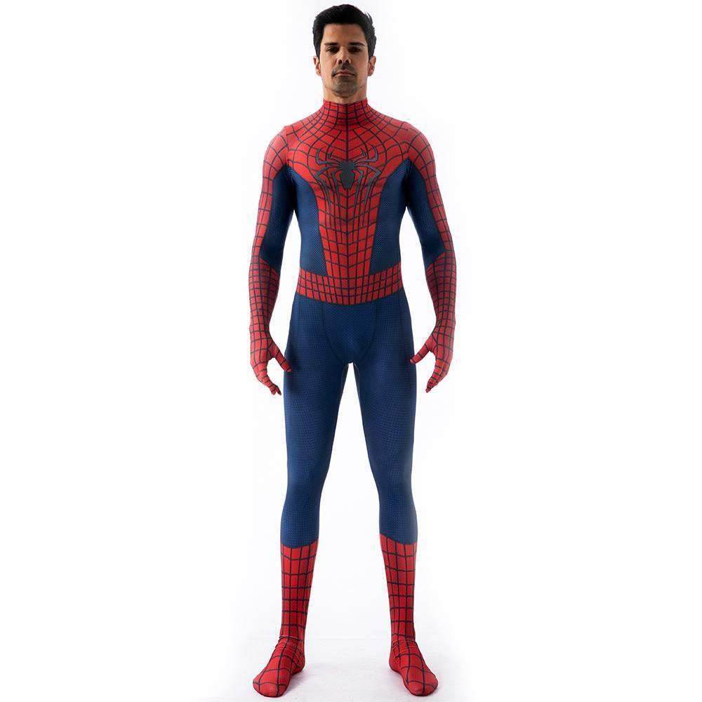 The Amazing Spider-Man Peter B Parker Costume Cosplay Jumpsuit Halloween Zentai For Adult Kids - Ecosfun