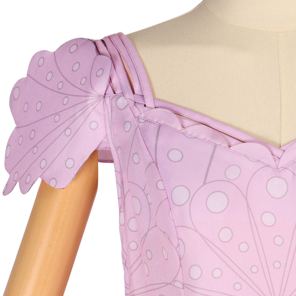 Wicked Glinda Women Pink  Short Dress Outfit Carnival Cosplay Costume