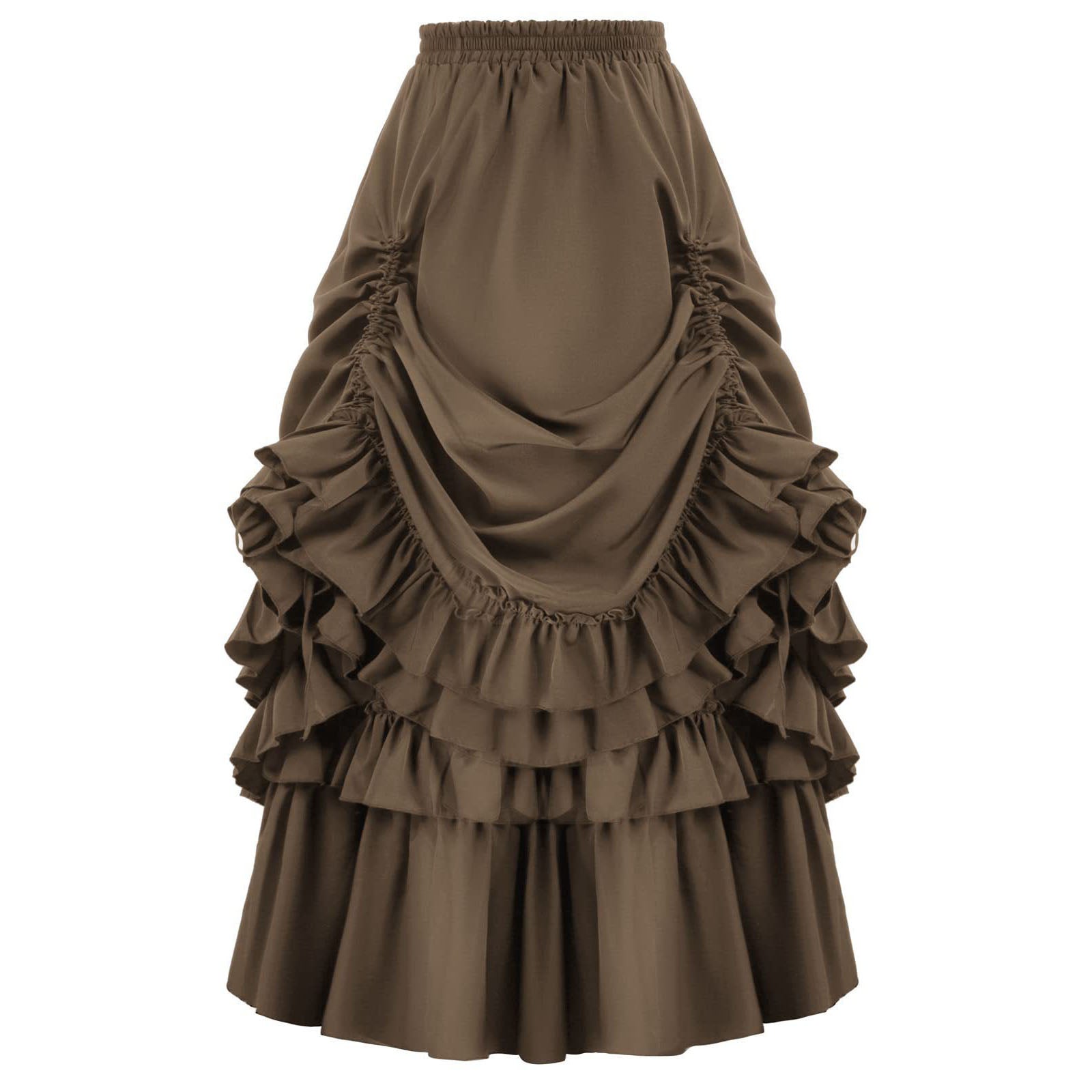 Medieval Retro Style Women's Waist Dance Skirt Dress