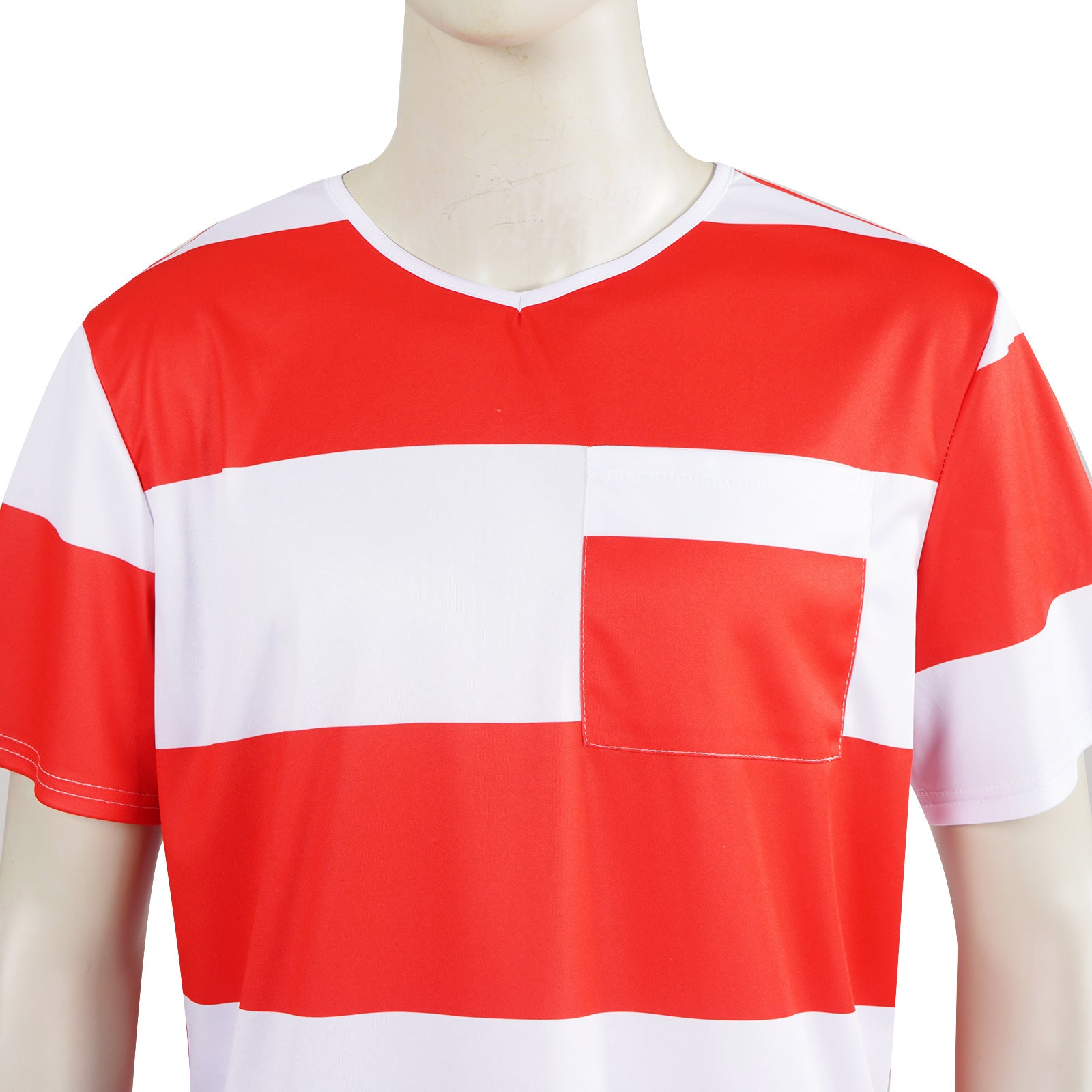 Halloween prison striped prisoner uniform role play adult costume