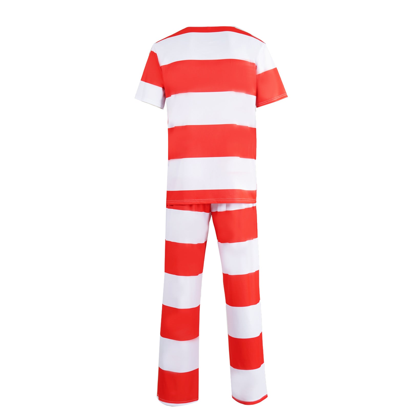 Halloween prison striped prisoner uniform role play adult costume