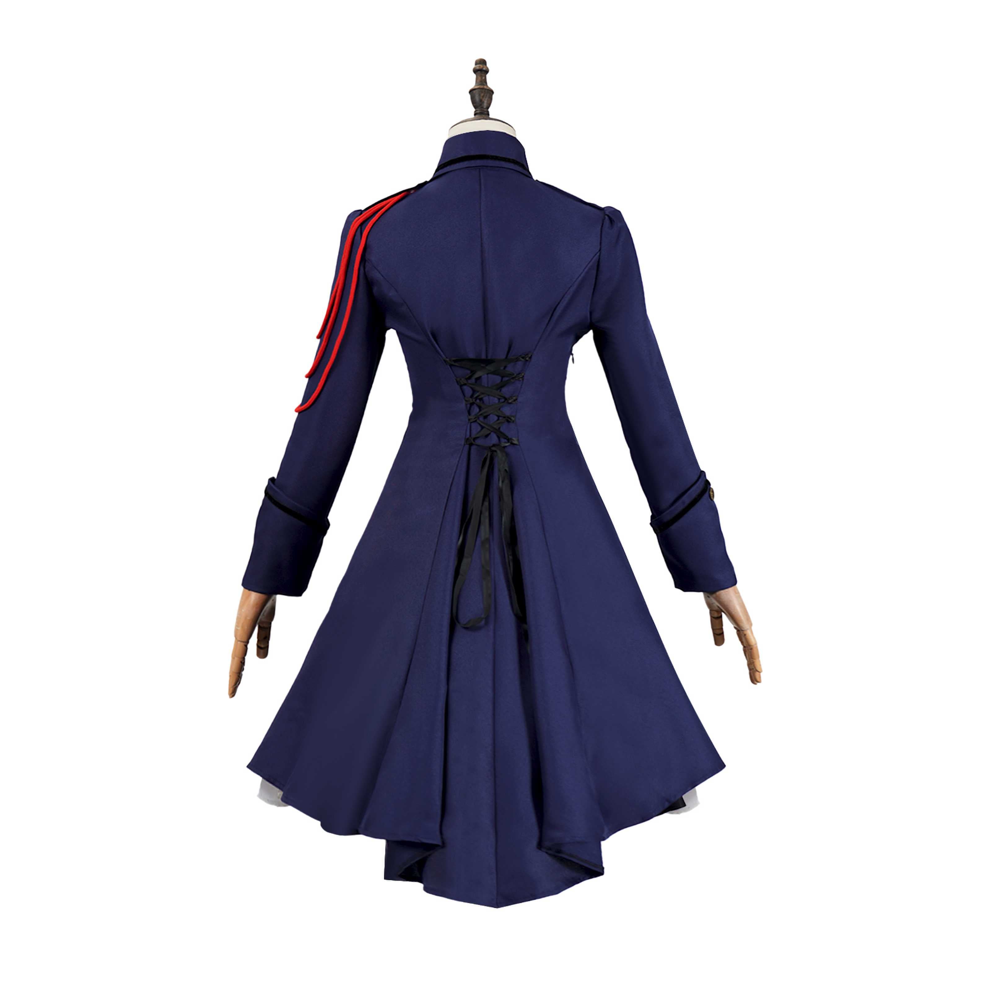 Medieval cos Renaissance gothic dress Retro bow ruffled punk cosplay skirt