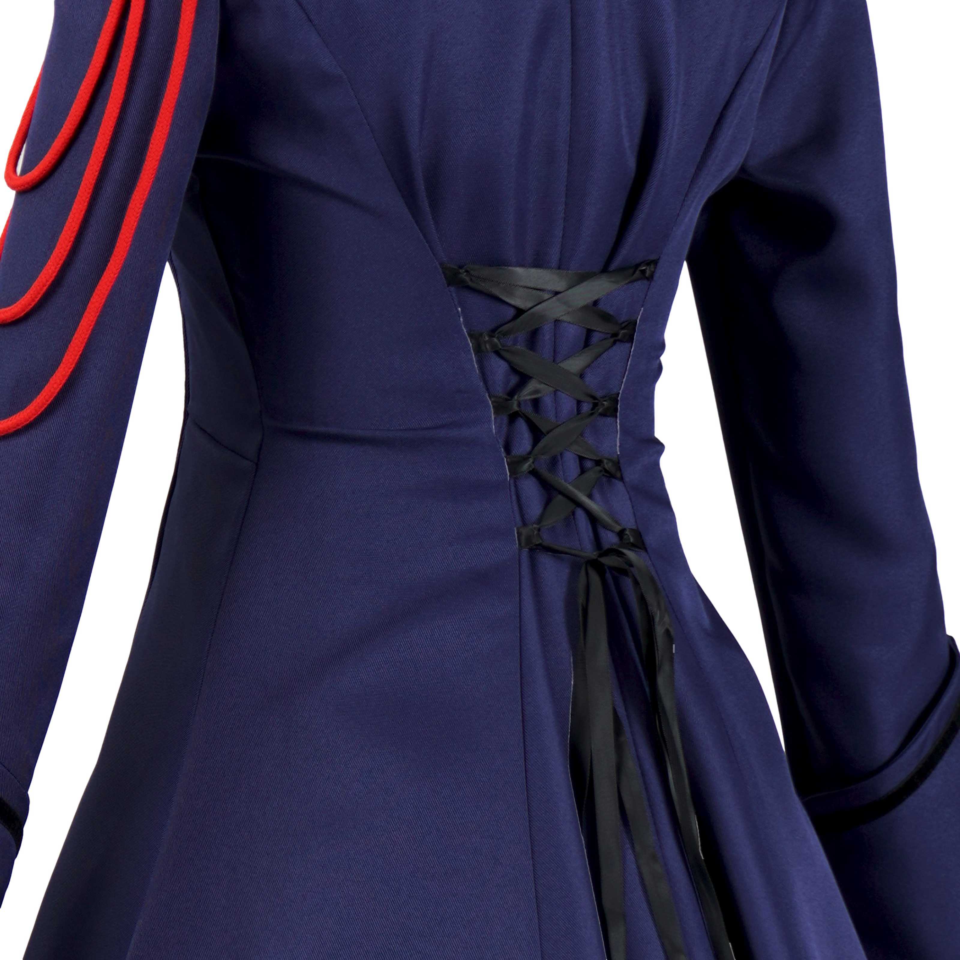 Medieval cos Renaissance gothic dress Retro bow ruffled punk cosplay skirt