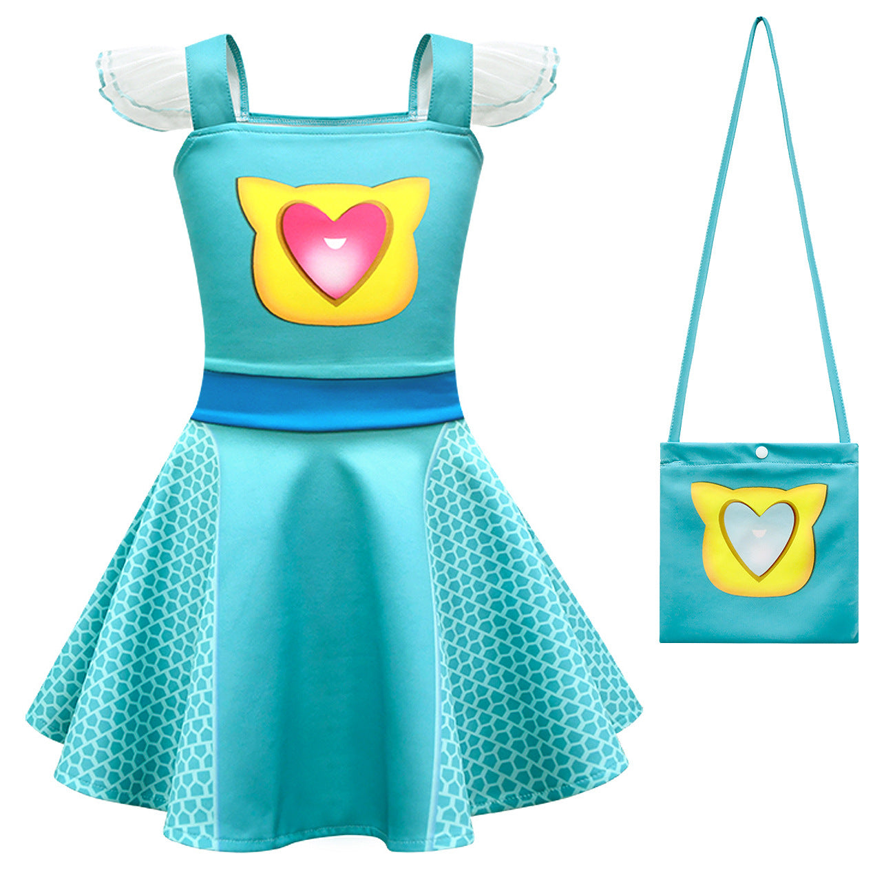 SuperKitties Sparks Buddy Light Up Costume Princess Dresses For Kids Girl