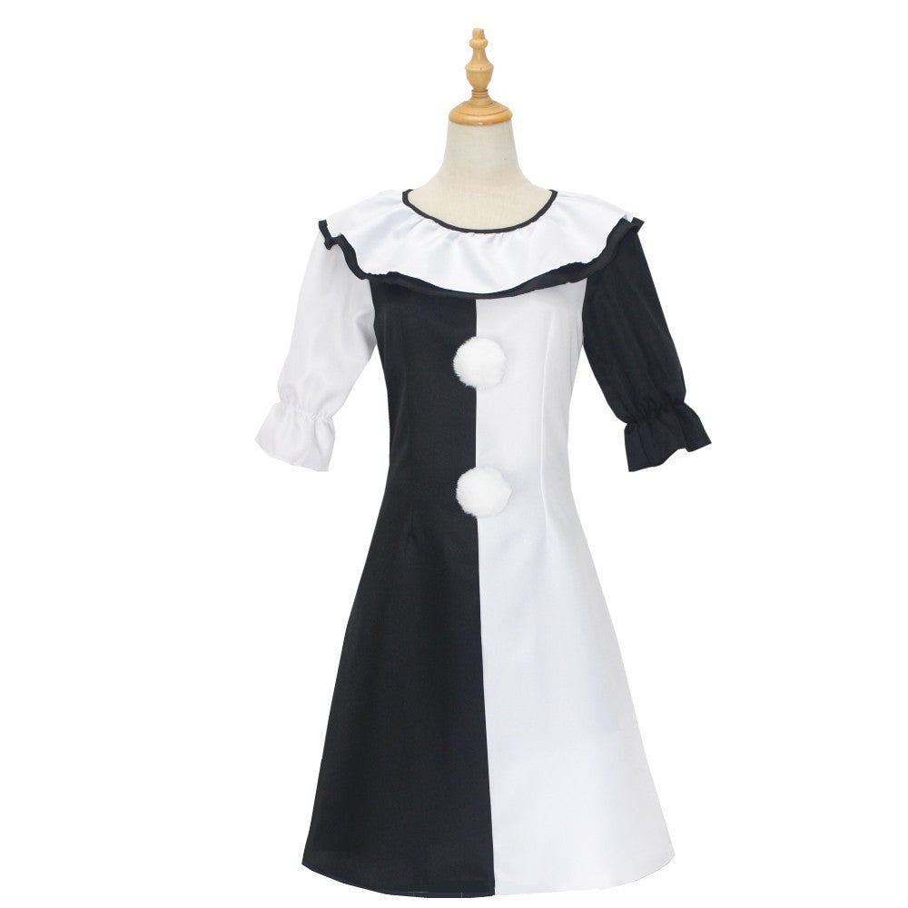 Art The Clown Dress Joker Costume Jumpsuit Halloween Terrifier Cosplay