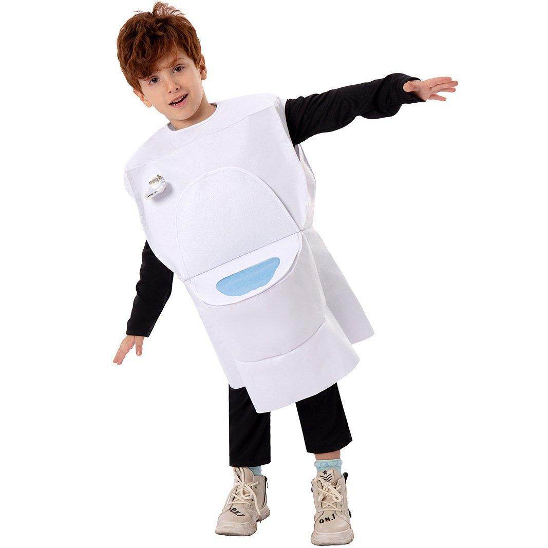 3D Horror Game TV and Toilet Costume Halloween Cosplay Outfit - Ecosfun