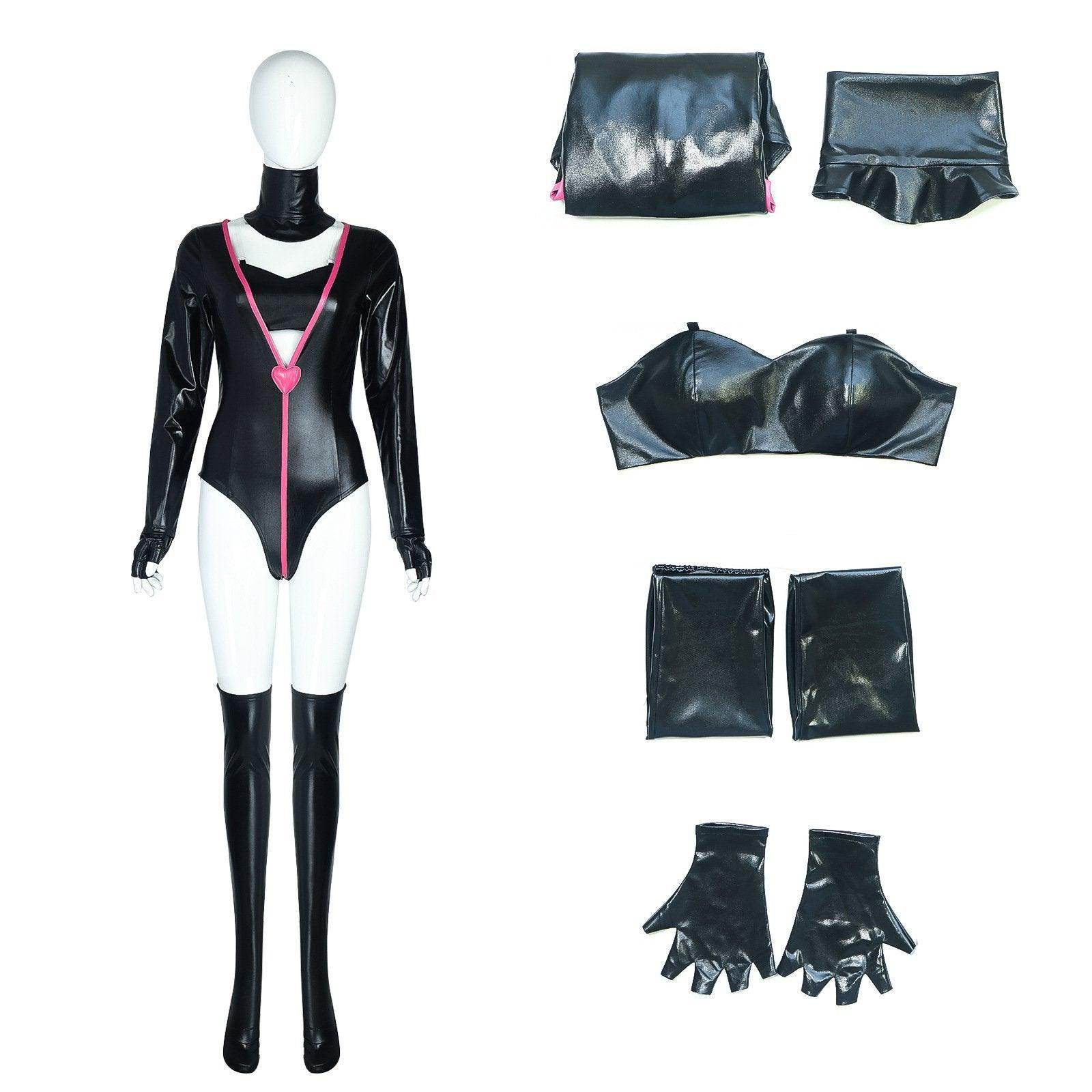 AD Angel Dust Hazbin Hotel Adult Cosplay Costume Outfits Halloween Carnival Suit - Ecosfun