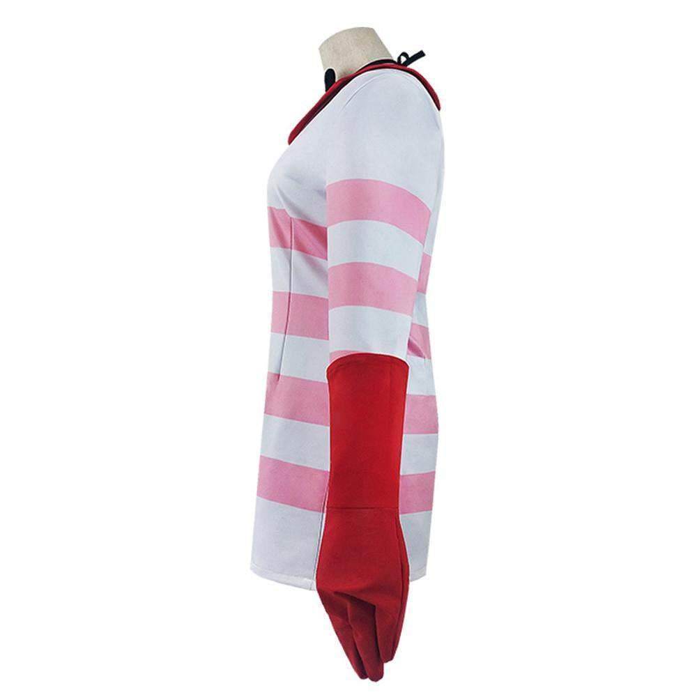 Hazbin Hotel Angel Dust Cosplay Costume Anime Halloween Suit Outfit Sets Dress Up For Women - Ecosfun