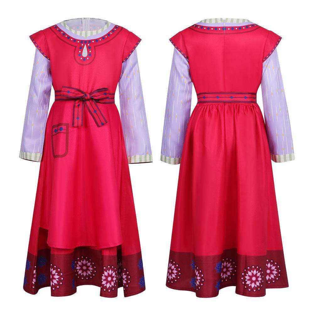 Wish Dahlia Movie Kids Cosplay Costume Outfits Carnival Suit - Ecosfun